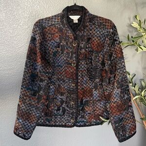 Christopher & Banks Embroidered Jacket
